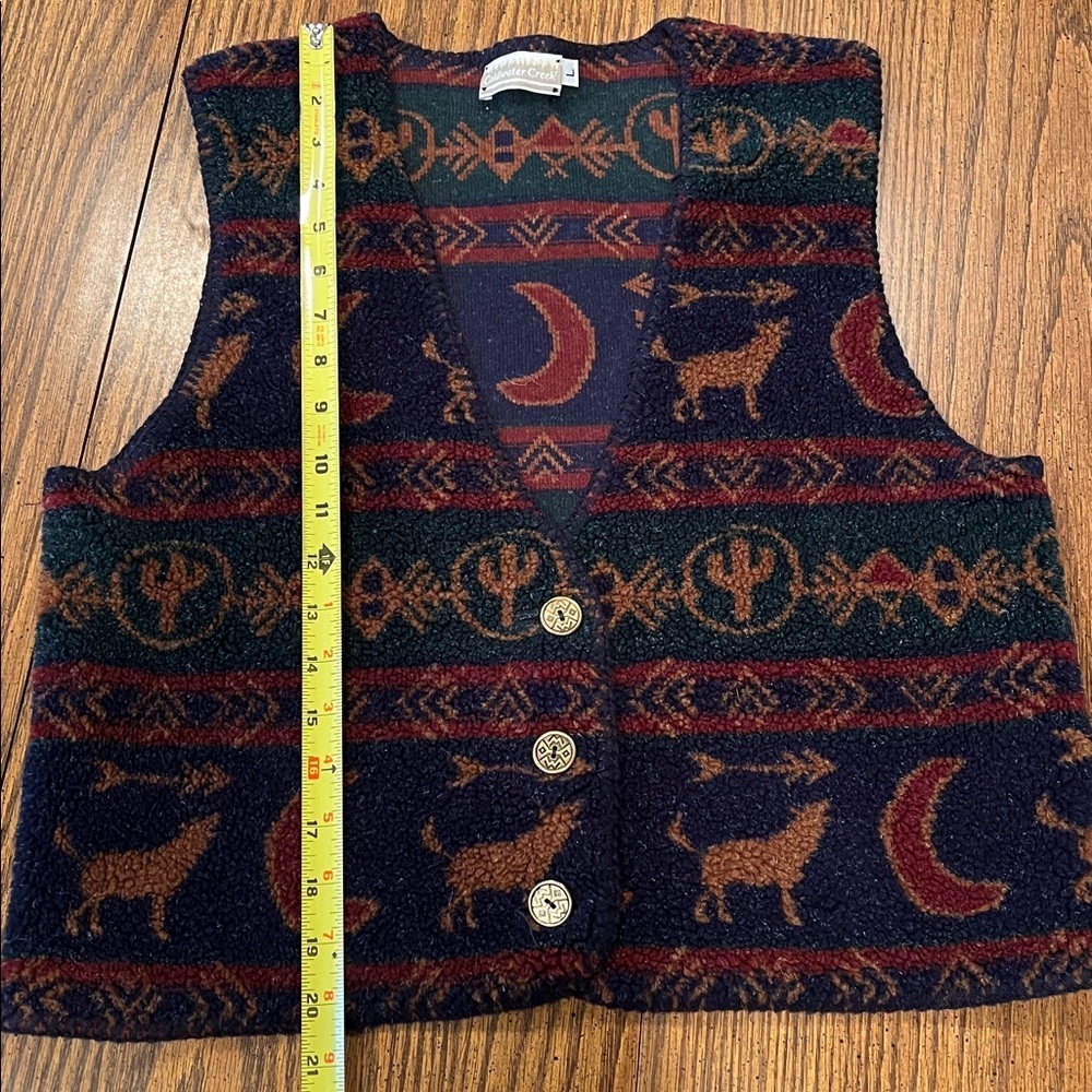 Coldwater Creek Vest in southwest design large - Picture 4 of 6